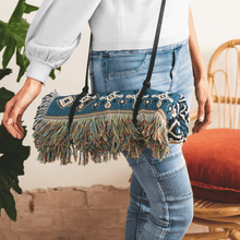 Load image into Gallery viewer, Day Tripper Picnic Rug Strap Black