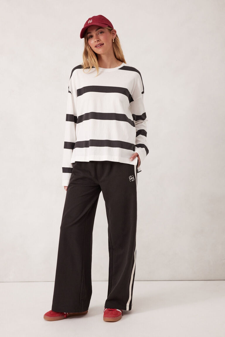 Slouchy Long Sleeve vanilla/phantom