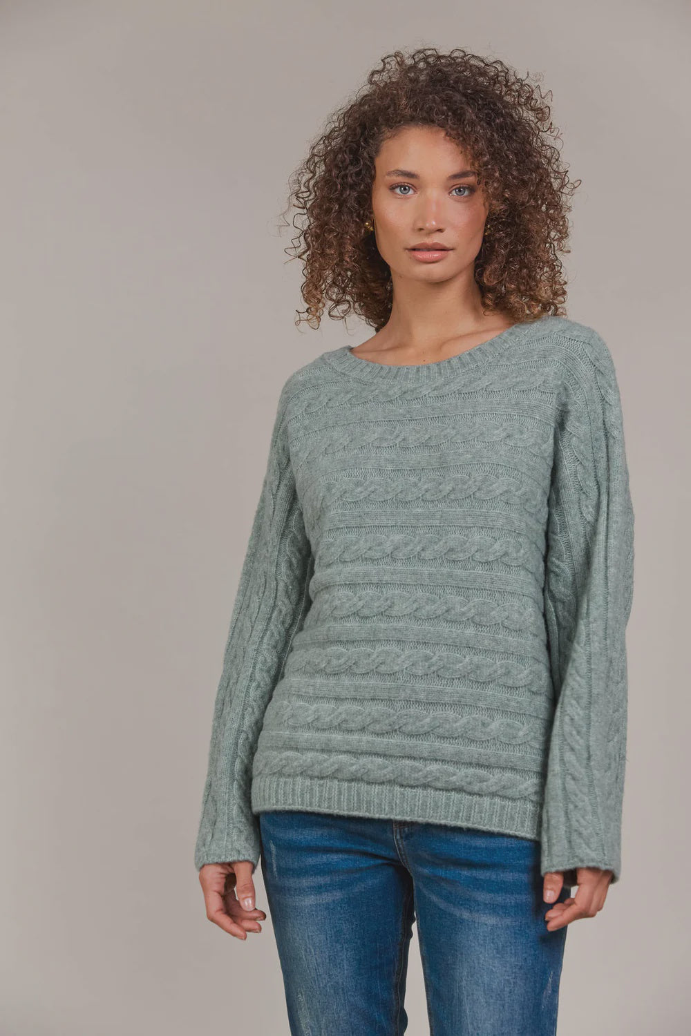 Merano Cable Knit Jasper