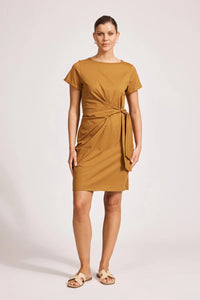 Francia Tie Dress Caramel
