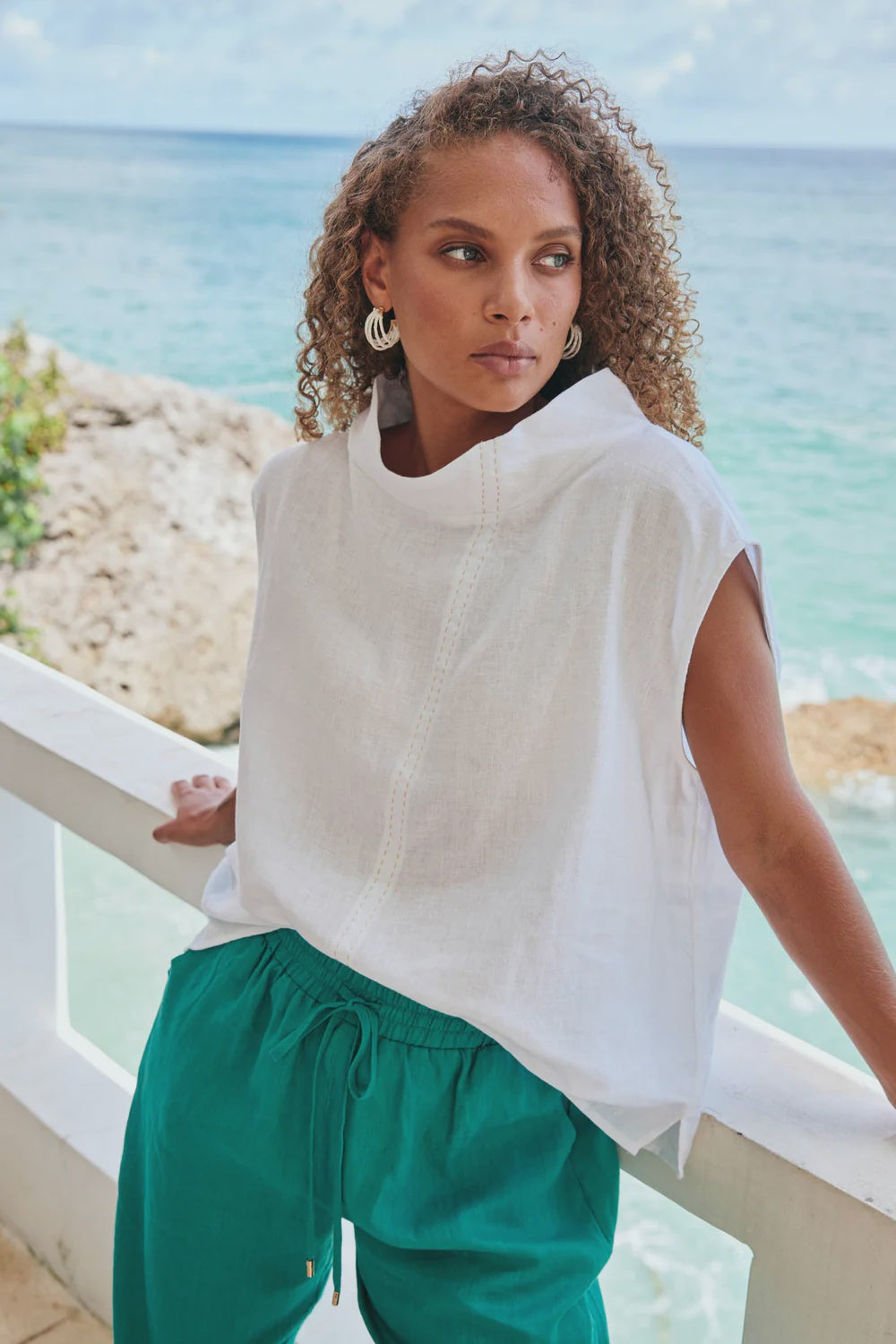 Miramar Top White