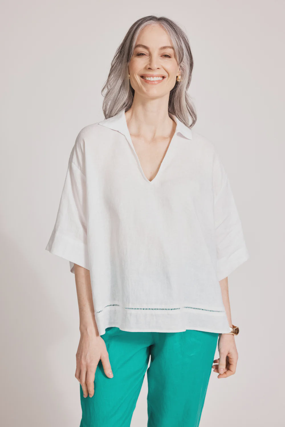 Miramar Collared Top