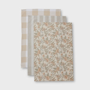 Amelia Floral Teatowel pack