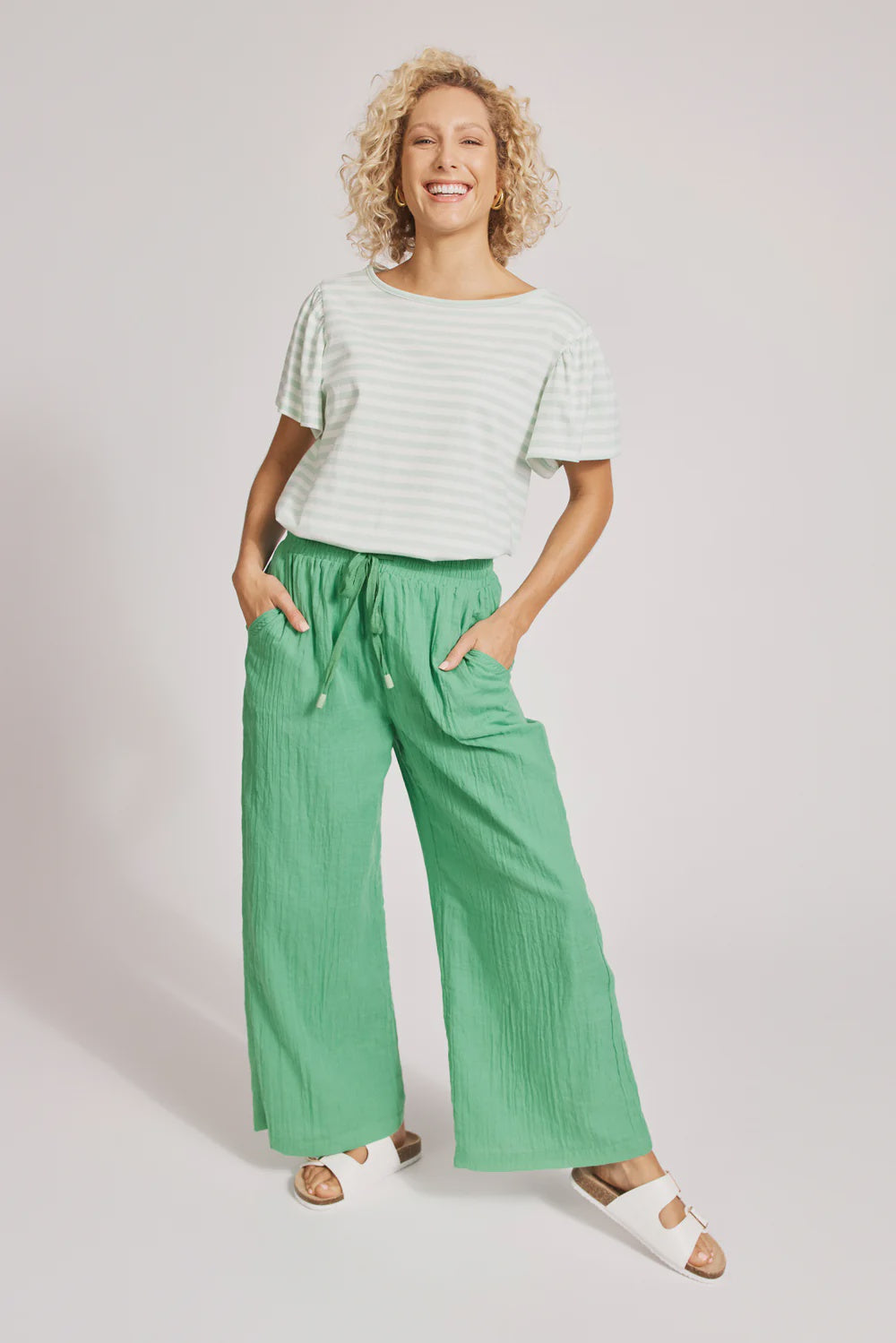 Orsula Crop Pant Jade