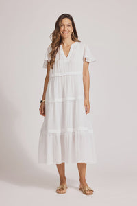 Orsula Tiered Maxi White