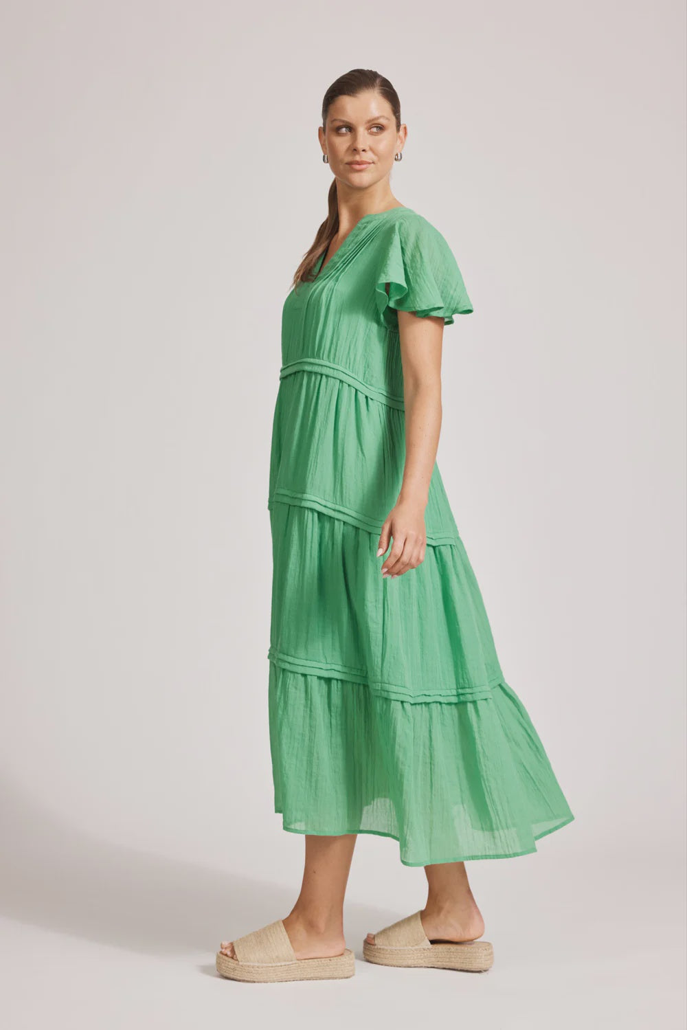 Orsula Tiered Maxi Jade