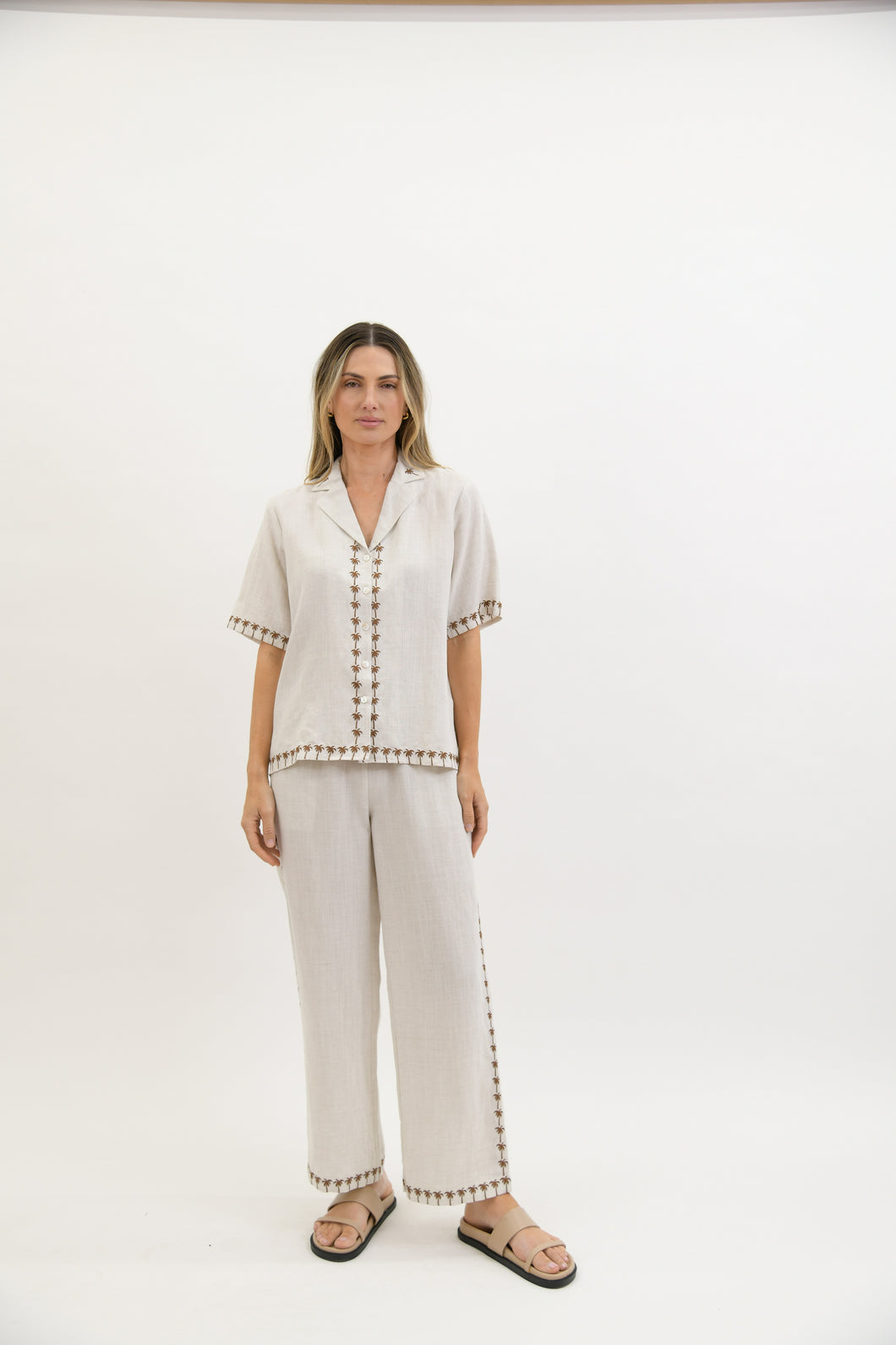 Palm Drift Stitch Top