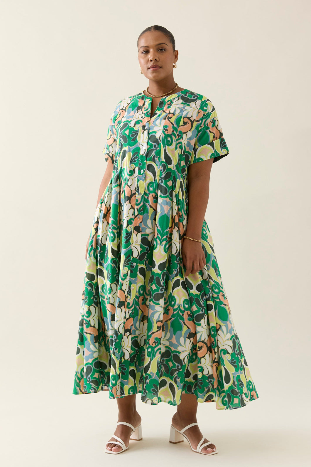Aurora Pleat Maxi