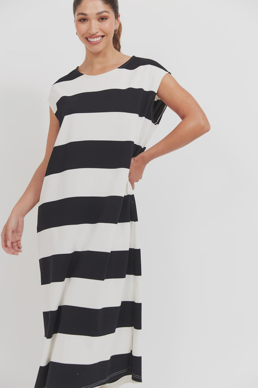 Jardin Stripe Tshirt Dress