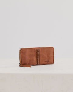 Braid Wallet Tan
