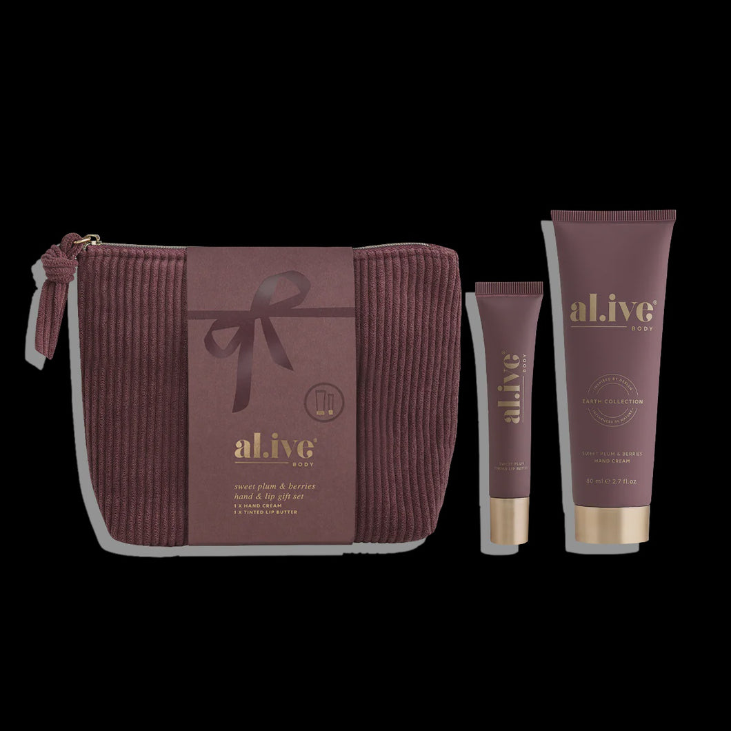 Hand & Lip Gift Set Sweet Plum & Berries