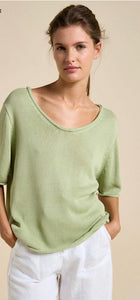 Scoop Spring Tee Green