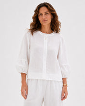 Load image into Gallery viewer, Round Neck Blouse White
