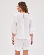 Load image into Gallery viewer, Round Neck Blouse White
