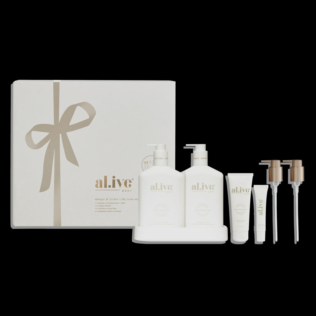 Icon Set Mango & Lychee