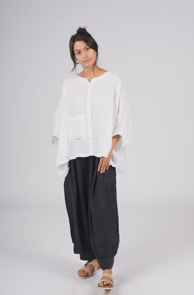 Agathe Linen Top