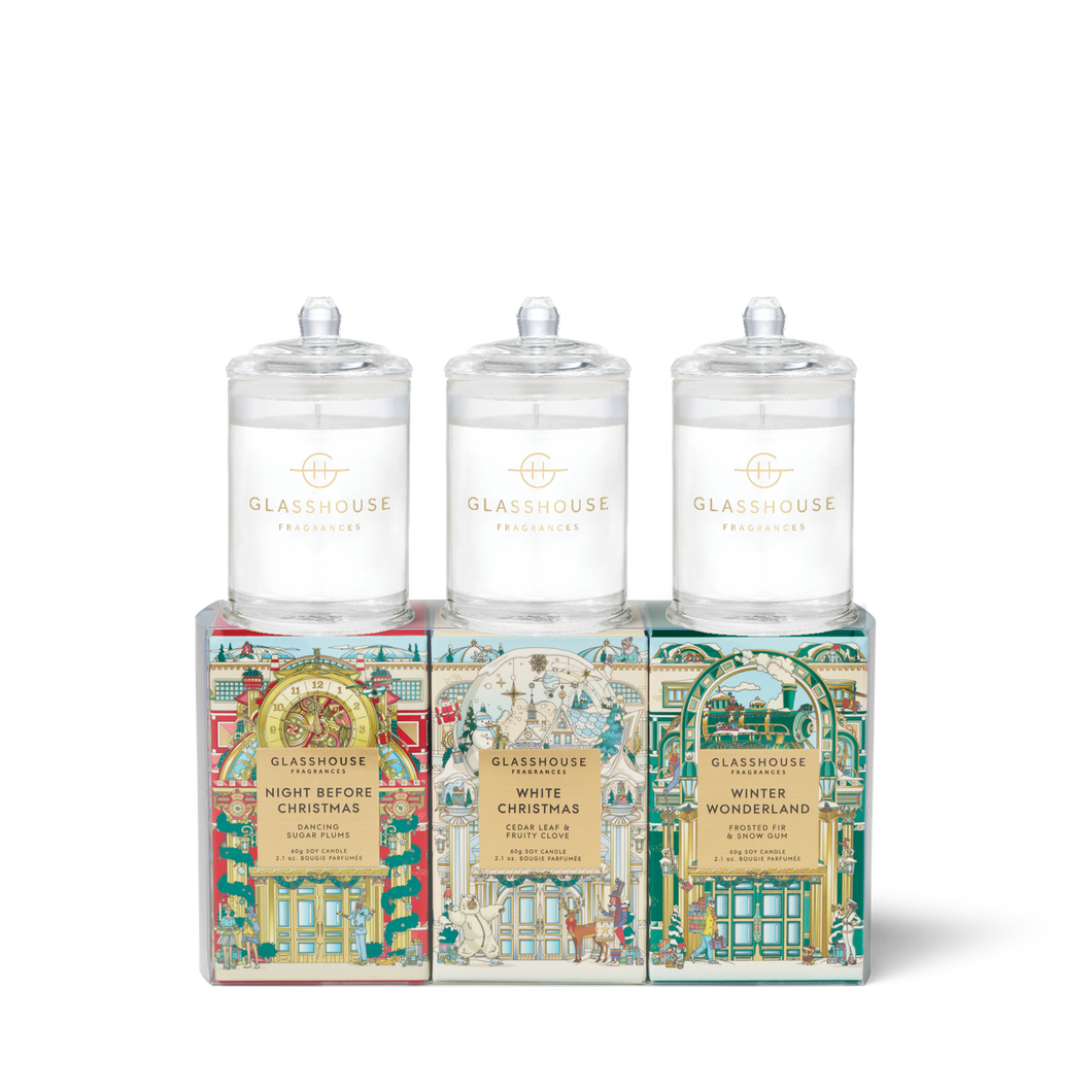Candle Trio Christmas