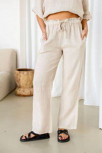 Gelso Linen Pants Sand