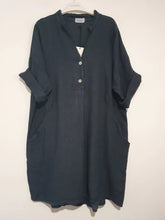 Load image into Gallery viewer, Oversized Loose Linen Shirt /dress Ass Colours

