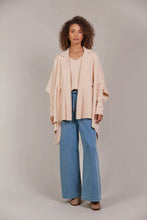 Load image into Gallery viewer, Palmer Knit Cape Ecru
