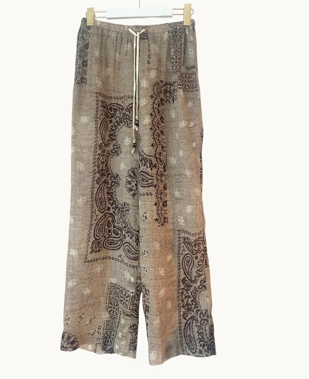 Scarf Print Pants