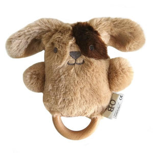 Dave Dog soft Rattle Toy