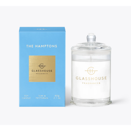 Glasshouse Candle 60g Hamptons