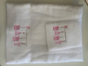 Baby Towel & Washer In Organza Bag