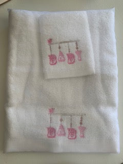 Baby Towel & Washer In Organza Bag