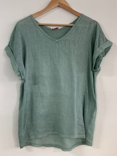 Linen No Band Tshirt 8506